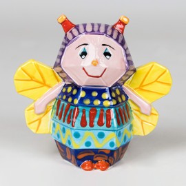 Ceramic Bisque Bee Facetini